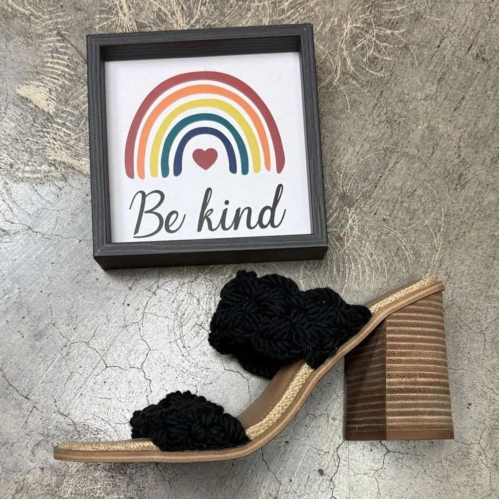 * Dolce Vita Black Heeled Sandals